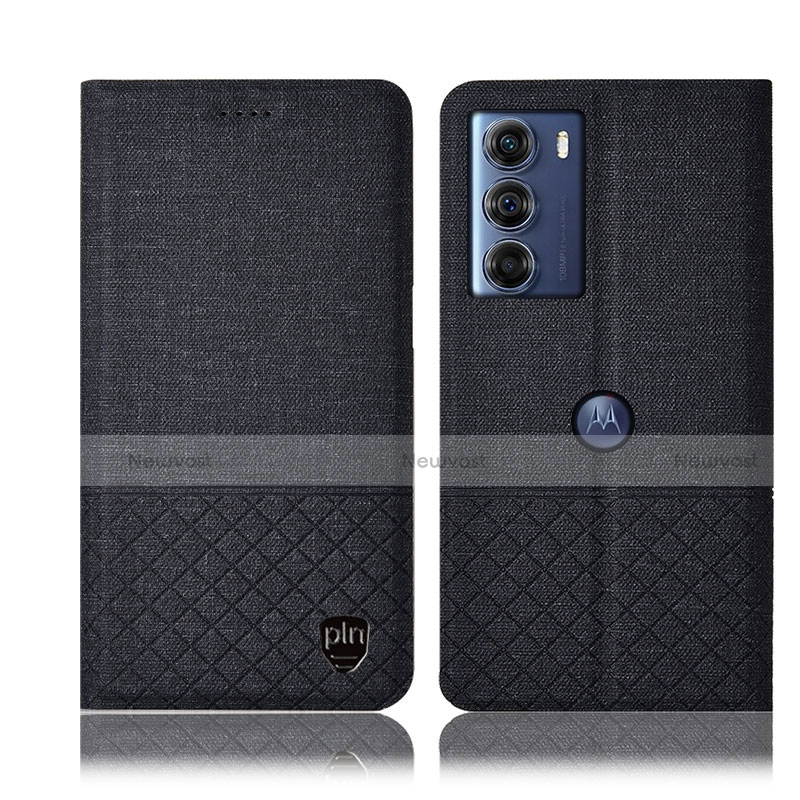 Cloth Case Stands Flip Cover H14P for Motorola Moto G200 5G