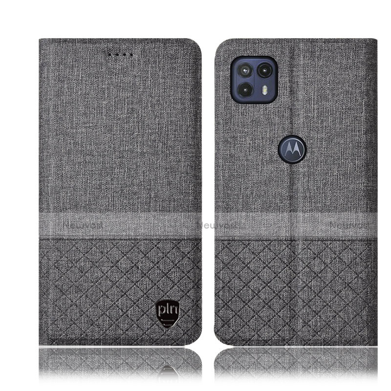Cloth Case Stands Flip Cover H14P for Motorola Moto G50 5G