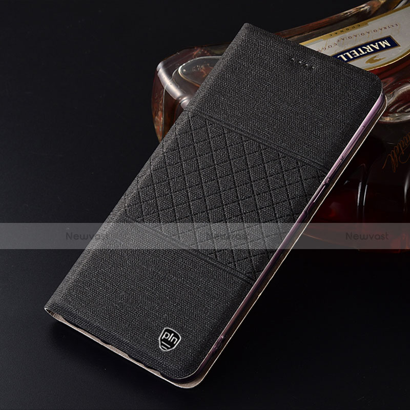 Cloth Case Stands Flip Cover H14P for Motorola Moto G62 5G