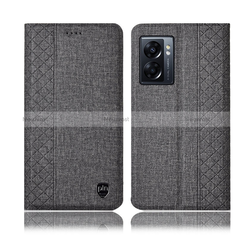 Cloth Case Stands Flip Cover H14P for Realme V23 5G