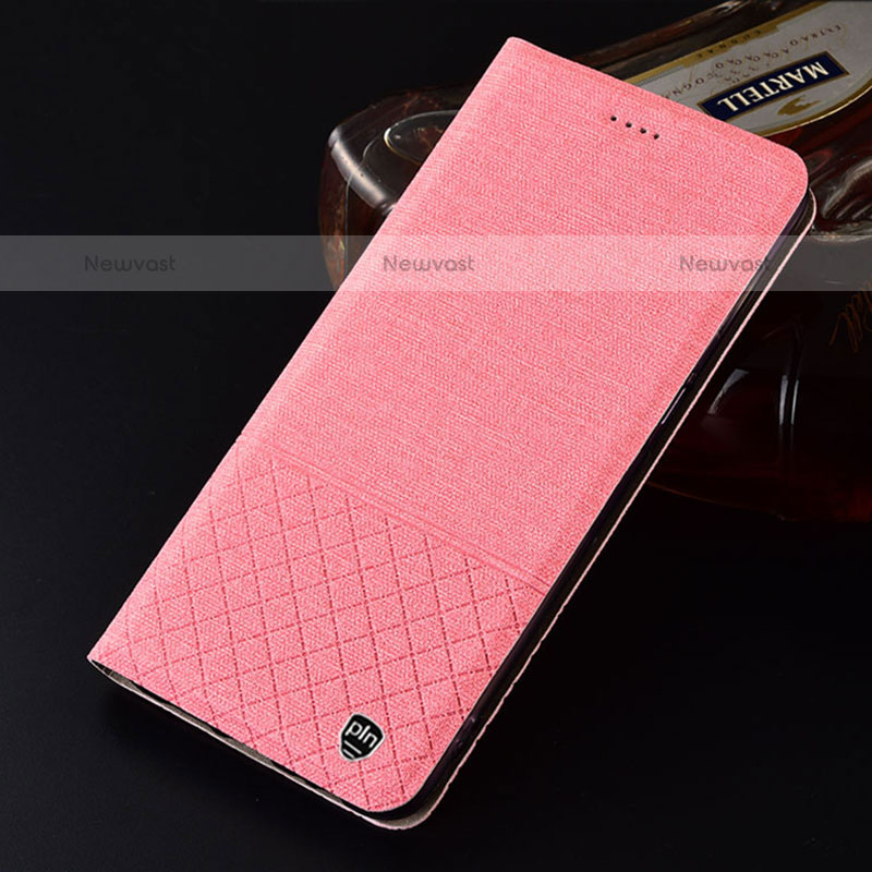 Cloth Case Stands Flip Cover H14P for Samsung Galaxy M40