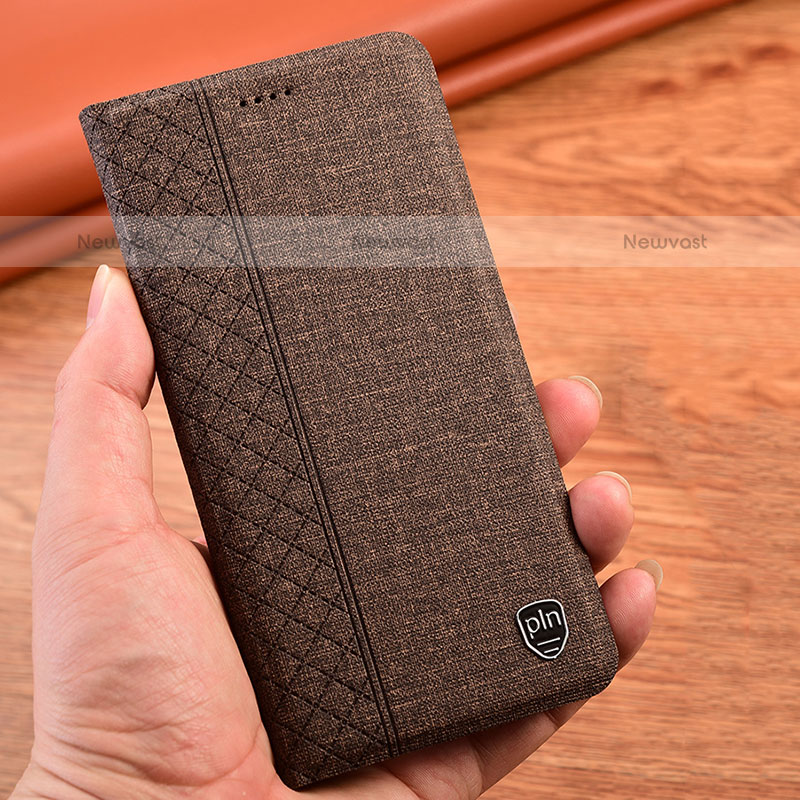 Cloth Case Stands Flip Cover H14P for Samsung Galaxy Note 10 Lite