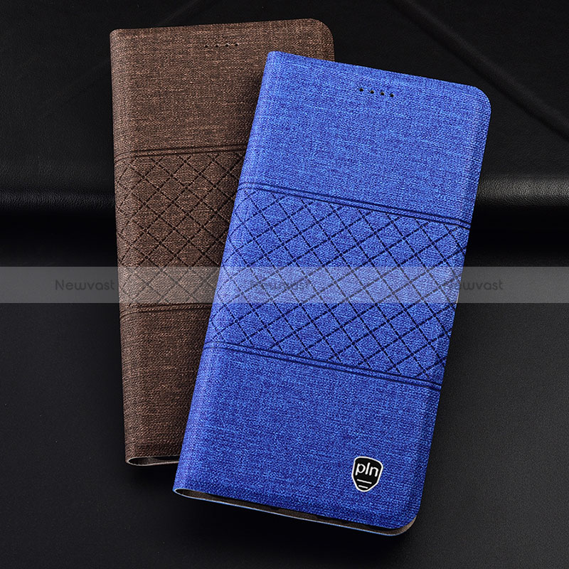 Cloth Case Stands Flip Cover H14P for Samsung Galaxy S25 5G