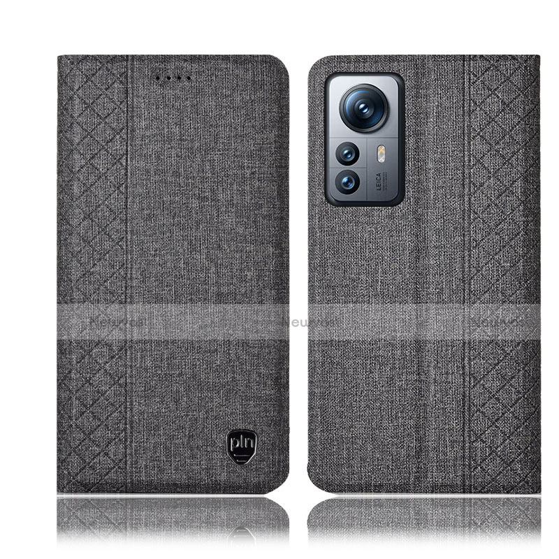 Cloth Case Stands Flip Cover H14P for Xiaomi Mi 12 5G