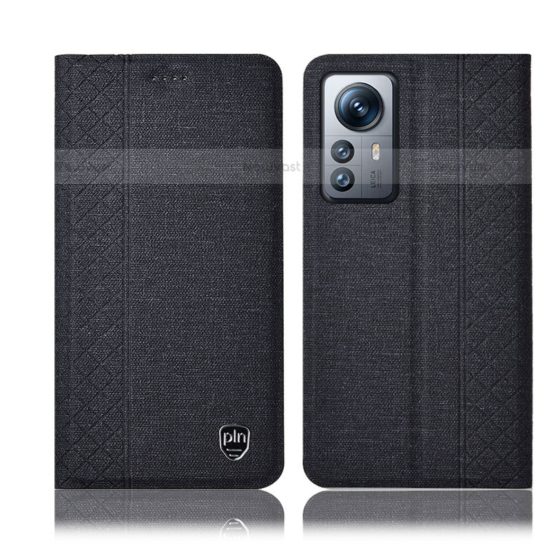 Cloth Case Stands Flip Cover H14P for Xiaomi Mi 12 Pro 5G