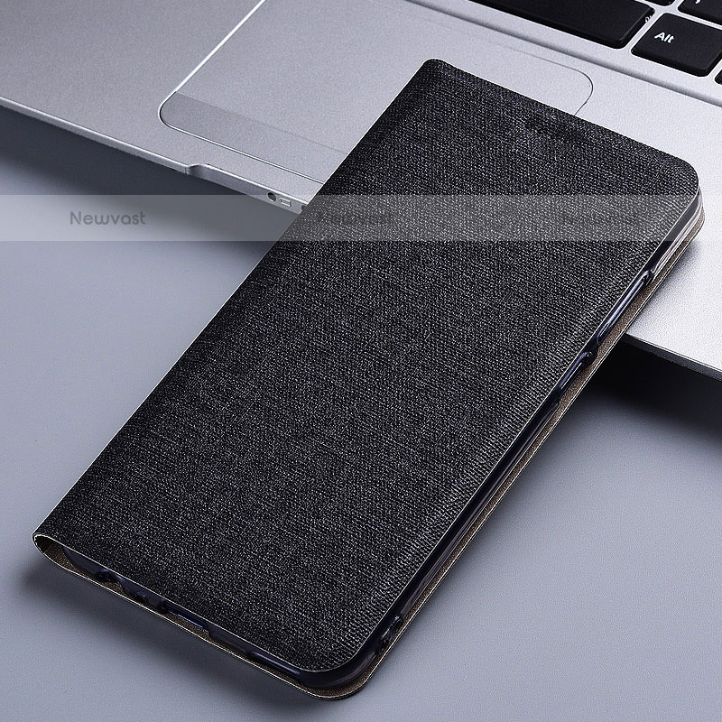 Cloth Case Stands Flip Cover H21P for Samsung Galaxy M40