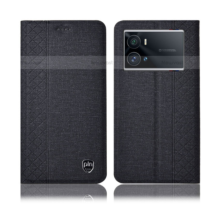 Cloth Case Stands Flip Cover H24P for Vivo iQOO 9 Pro 5G