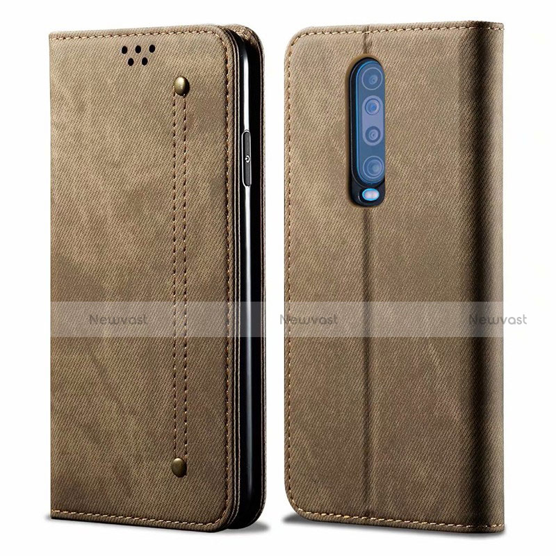 Cloth Case Stands Flip Cover L02 for Xiaomi Redmi K30 5G