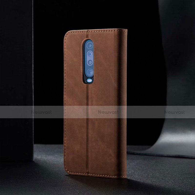 Cloth Case Stands Flip Cover L02 for Xiaomi Redmi K30 5G