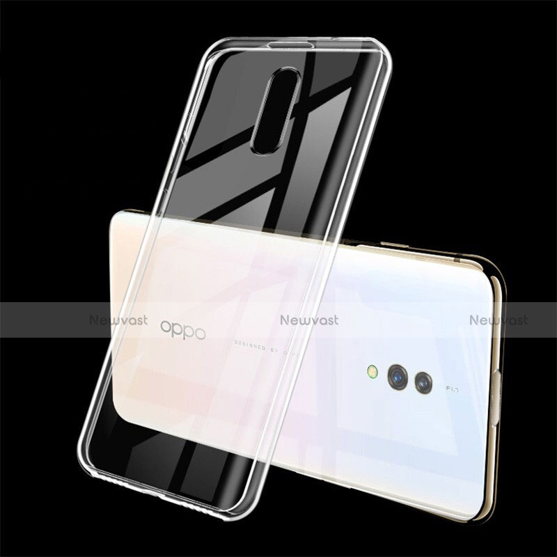 Custodia Silicone Trasparente Ultra Sottile Cover Morbida H02 per Oppo Realme X