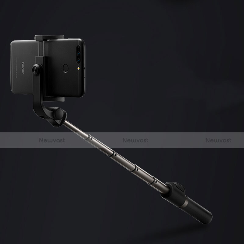 Extendable Folding Handheld Selfie Stick Tripod Bluetooth Remote Shutter Universal S23 Black