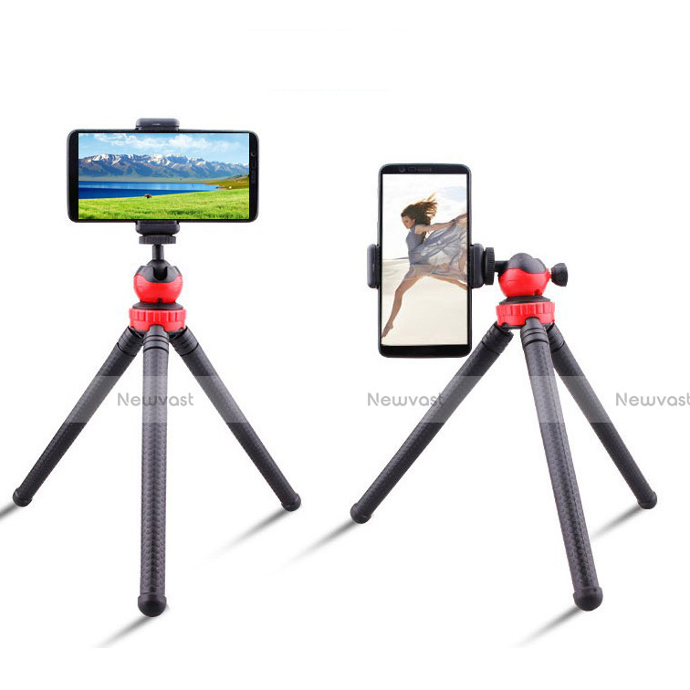 Extendable Folding Handheld Selfie Stick Tripod Bluetooth Remote Shutter Universal T01 Black