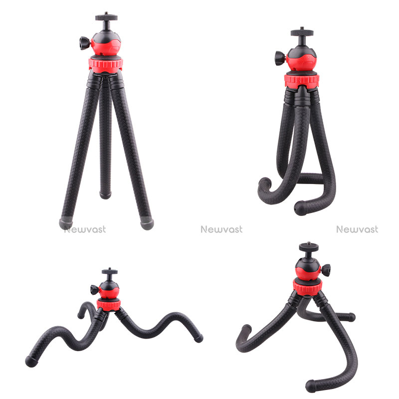 Extendable Folding Handheld Selfie Stick Tripod Bluetooth Remote Shutter Universal T01 Black