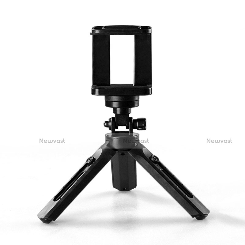Extendable Folding Handheld Selfie Stick Tripod Bluetooth Remote Shutter Universal T02 Black
