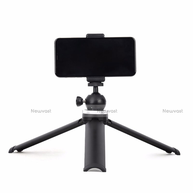 Extendable Folding Handheld Selfie Stick Tripod Bluetooth Remote Shutter Universal T14 Black