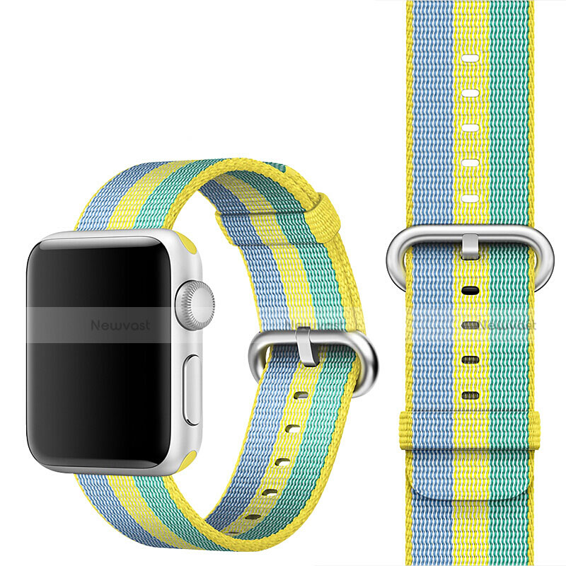 Fabric Bracelet Band Strap for Apple iWatch 2 38mm Yellow