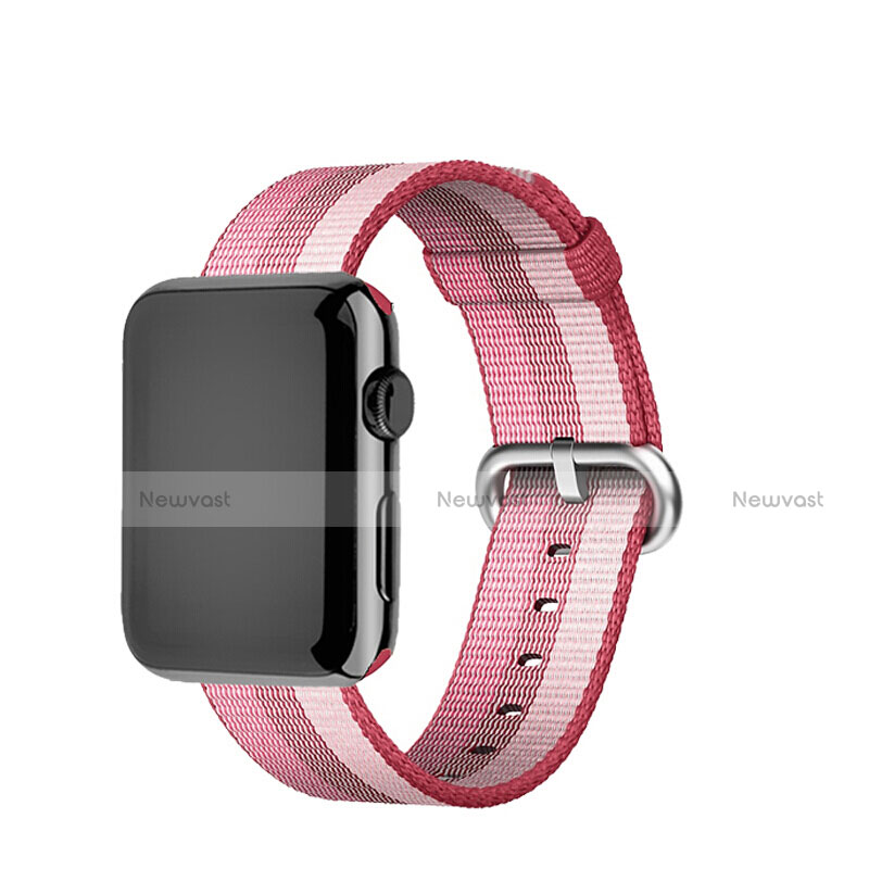 Fabric Bracelet Band Strap for Apple iWatch 3 38mm Pink