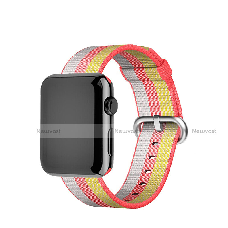 Fabric Bracelet Band Strap for Apple iWatch 3 38mm Red