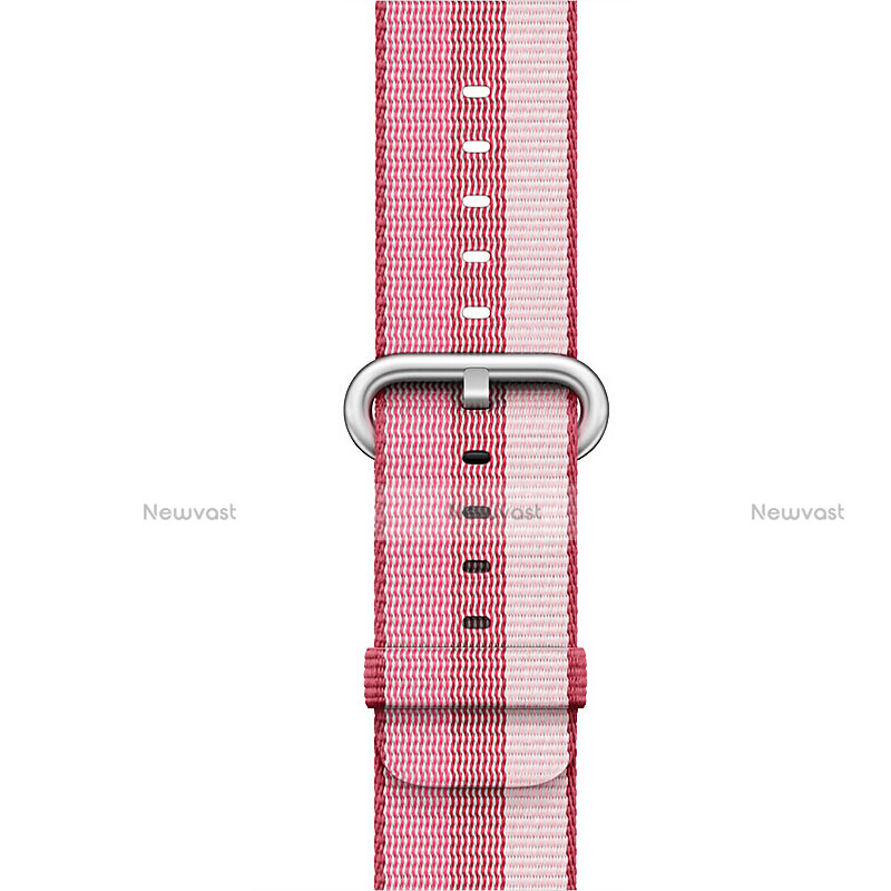 Fabric Bracelet Band Strap for Apple iWatch 3 42mm Pink