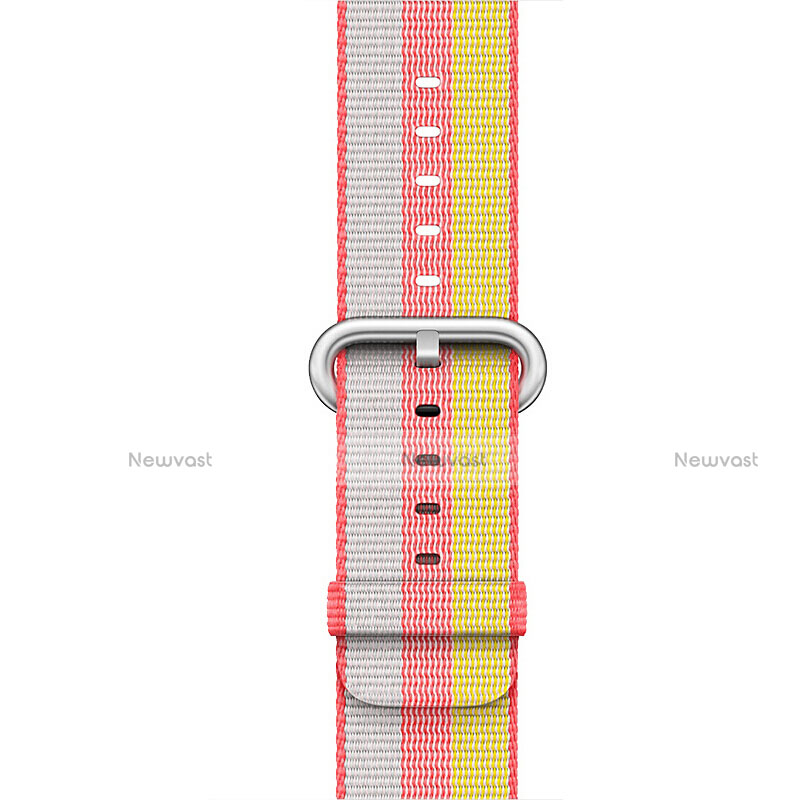 Fabric Bracelet Band Strap for Apple iWatch 3 42mm Red