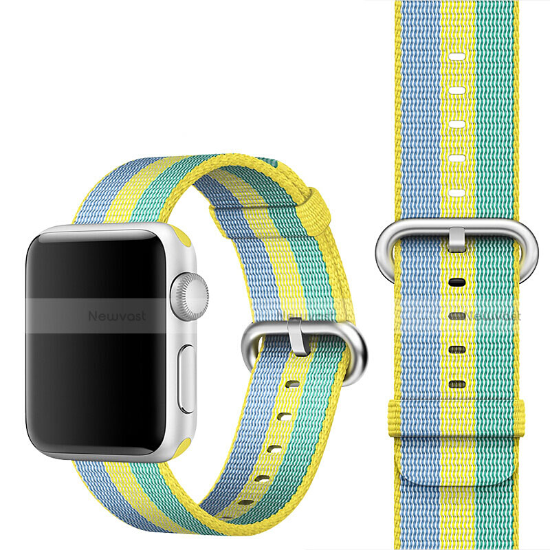 Fabric Bracelet Band Strap for Apple iWatch 4 40mm Yellow