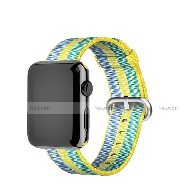 Fabric Bracelet Band Strap for Apple iWatch 4 40mm Yellow