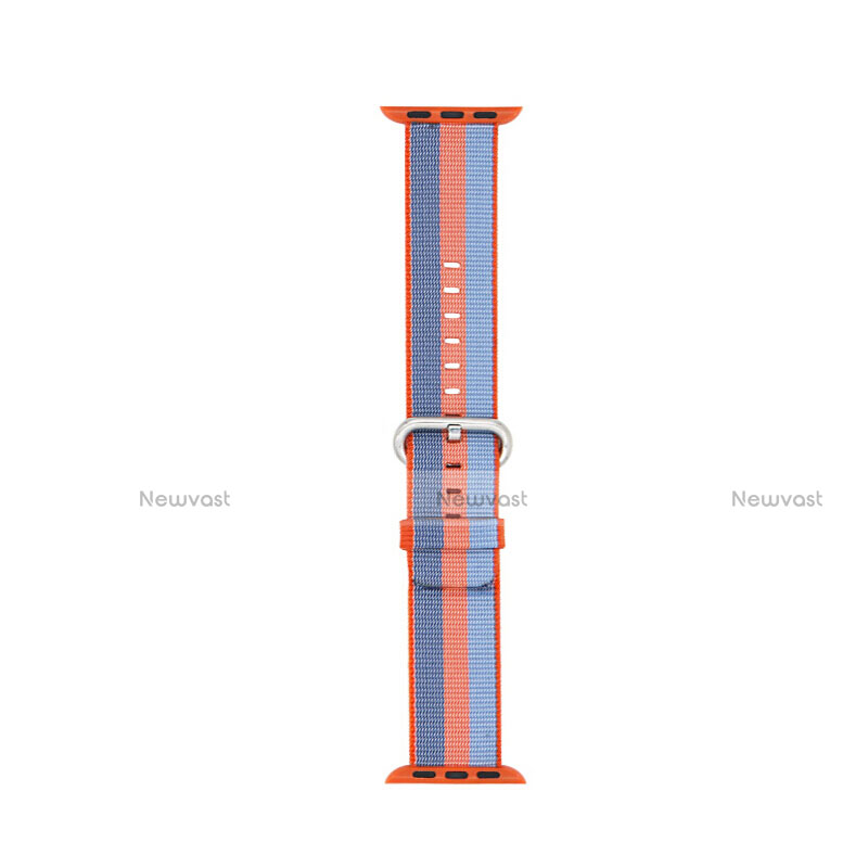 Fabric Bracelet Band Strap for Apple iWatch 5 40mm Orange