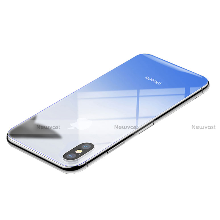 Film Back Protector Gradient for Apple iPhone X Blue