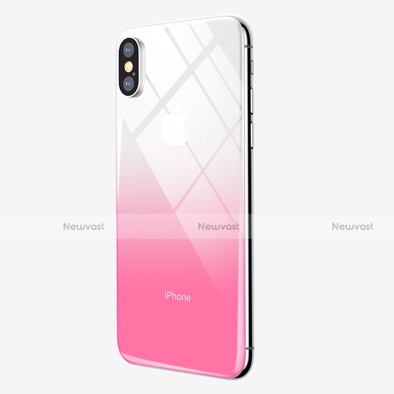 Film Back Protector Gradient for Apple iPhone X Pink