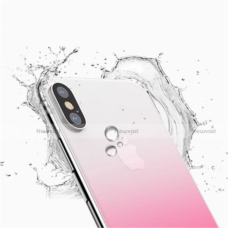 Film Back Protector Gradient for Apple iPhone Xs Pink