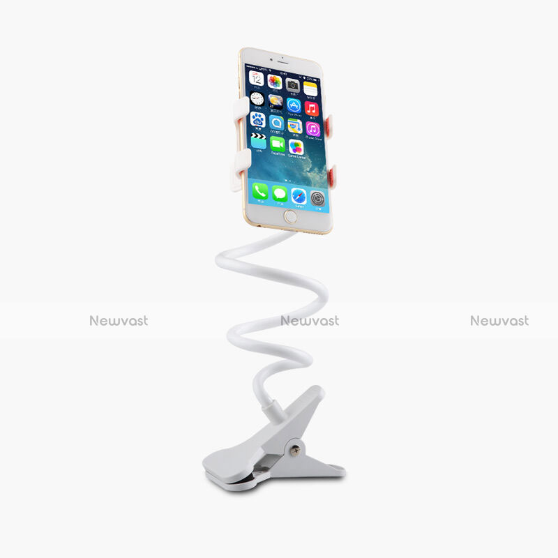 Flexible Cell Phone Stand Smartphone Holder Lazy Bed Universal White