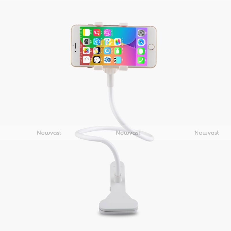 Flexible Cell Phone Stand Smartphone Holder Lazy Bed Universal White