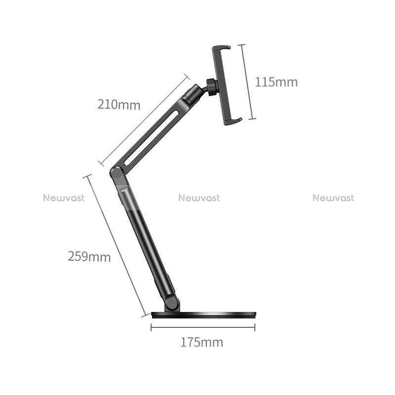 Flexible Tablet Stand Mount Holder Universal D03 for Apple iPad Pro 10.5 Black