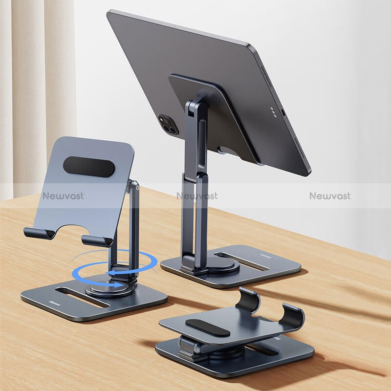 Flexible Tablet Stand Mount Holder Universal D07 for Samsung Galaxy Tab S7 Plus 5G 12.4 SM-T976 Black