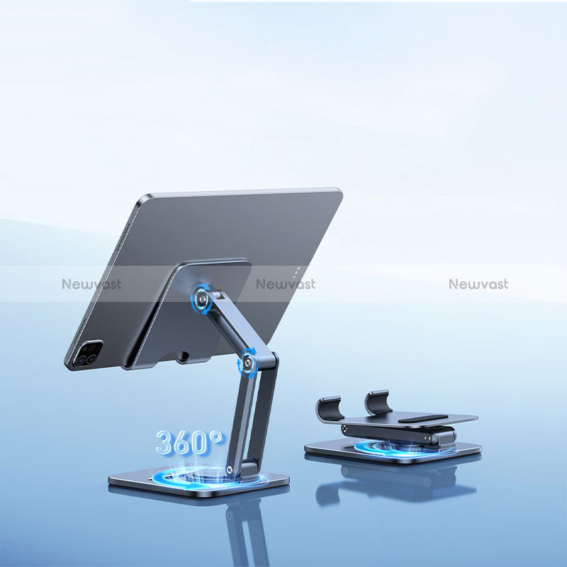 Flexible Tablet Stand Mount Holder Universal D07 for Samsung Galaxy Tab S7 Plus 5G 12.4 SM-T976 Black