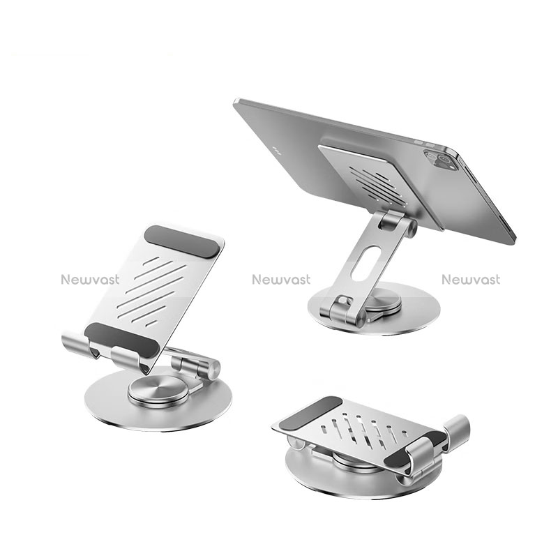 Flexible Tablet Stand Mount Holder Universal D09 for Apple iPad 10.2 (2020) Silver