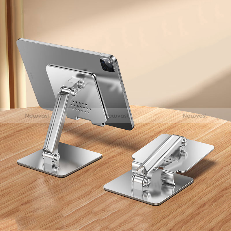 Flexible Tablet Stand Mount Holder Universal F01 for Apple iPad Pro 12.9 (2020) Silver