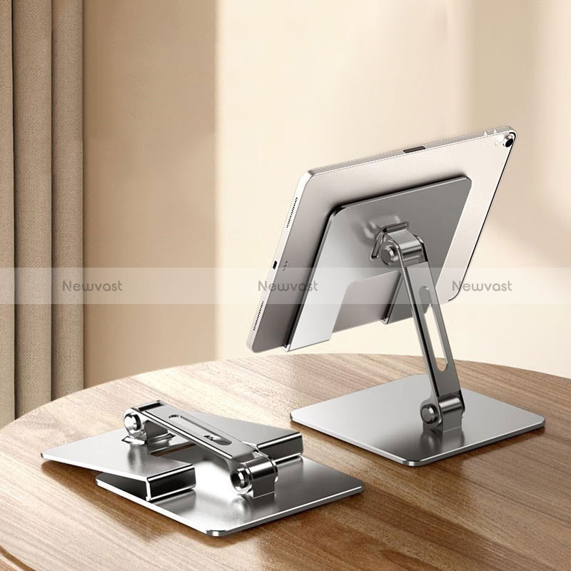 Flexible Tablet Stand Mount Holder Universal F05 for Apple iPad Air 5 10.9 2022 Silver