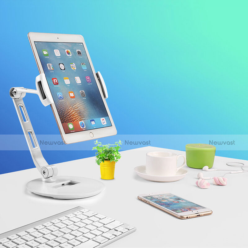 Flexible Tablet Stand Mount Holder Universal H08 for Apple iPad Mini 4 White
