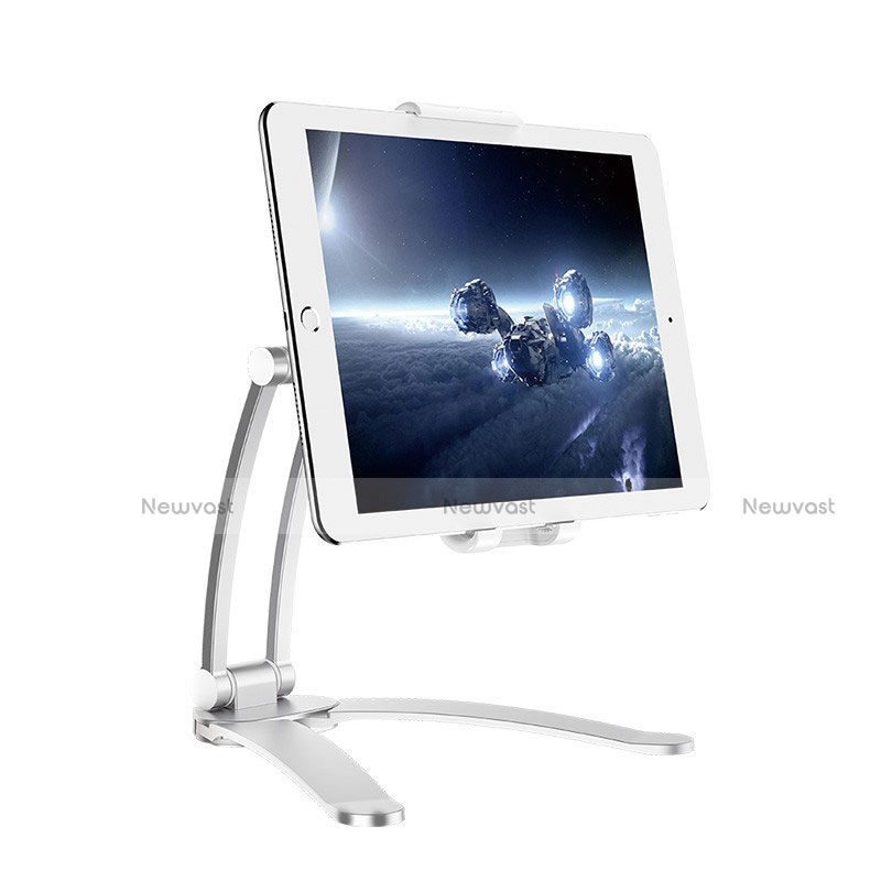 Flexible Tablet Stand Mount Holder Universal K05 for Apple iPad 3 Silver