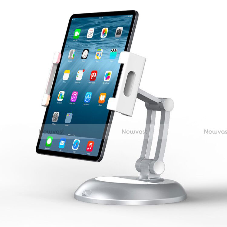 Flexible Tablet Stand Mount Holder Universal K11 for Apple iPad Air 2 Silver