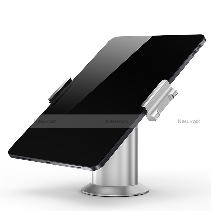 Flexible Tablet Stand Mount Holder Universal K12 for Huawei MediaPad M3 Lite 10.1 BAH-W09 Silver