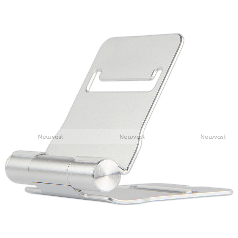 Flexible Tablet Stand Mount Holder Universal K14 for Apple iPad 4 Silver