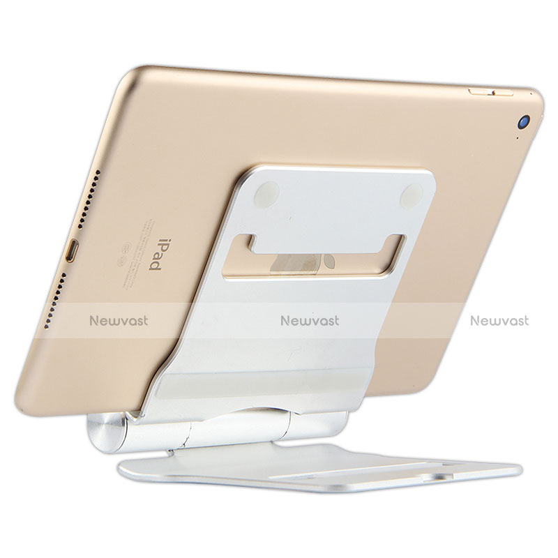 Flexible Tablet Stand Mount Holder Universal K14 for Huawei MediaPad C5 10 10.1 BZT-W09 AL00 Silver