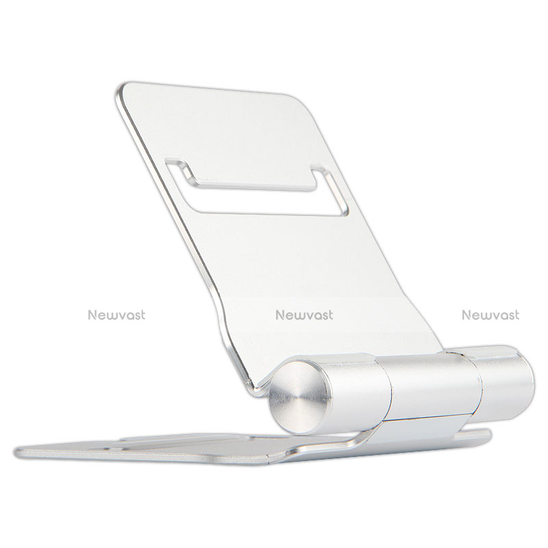 Flexible Tablet Stand Mount Holder Universal K14 for Huawei MediaPad C5 10 10.1 BZT-W09 AL00 Silver