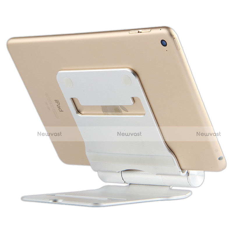 Flexible Tablet Stand Mount Holder Universal K14 for Samsung Galaxy Tab 4 10.1 T530 T531 T535 Silver