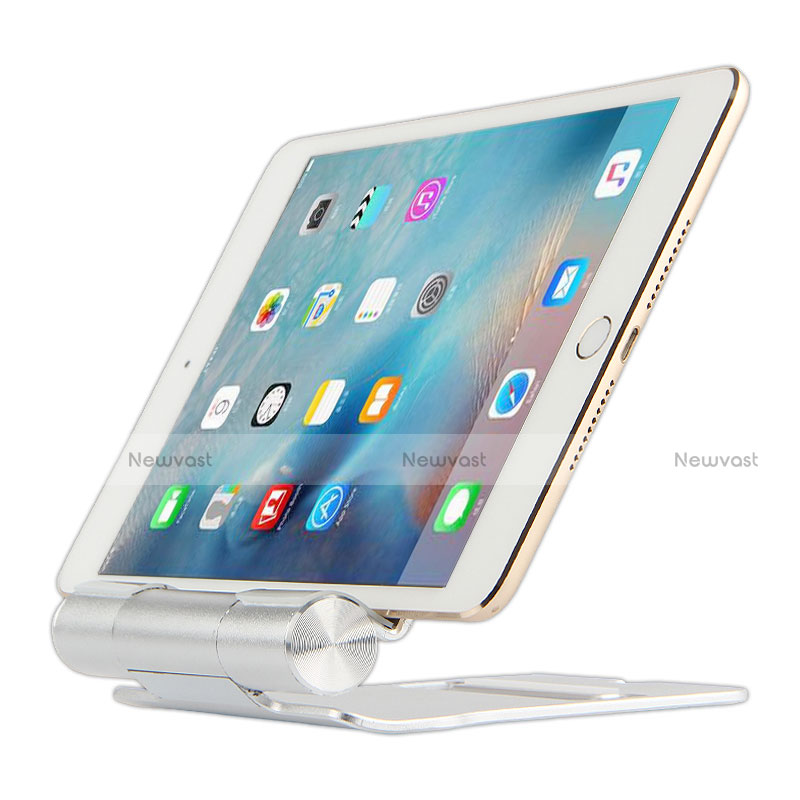 Flexible Tablet Stand Mount Holder Universal K14 for Samsung Galaxy Tab S7 Plus 12.4 Wi-Fi SM-T970 Silver