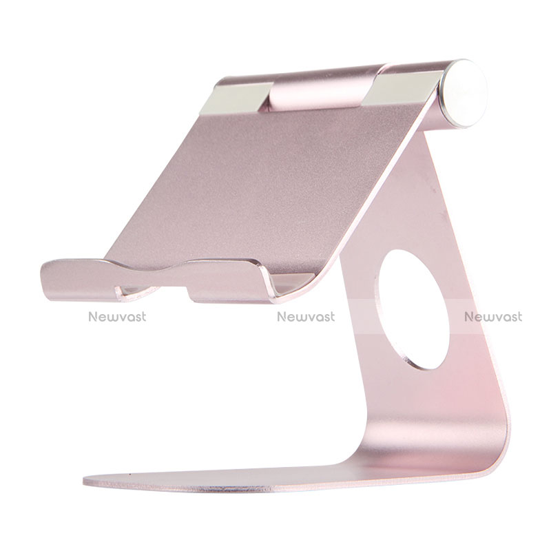 Flexible Tablet Stand Mount Holder Universal K15 for Apple iPad Pro 12.9 (2020) Rose Gold