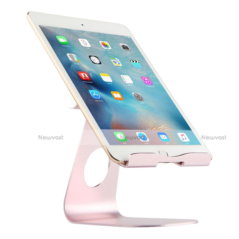 Flexible Tablet Stand Mount Holder Universal K15 for Samsung Galaxy Tab S6 Lite 4G 10.4 SM-P615 Rose Gold