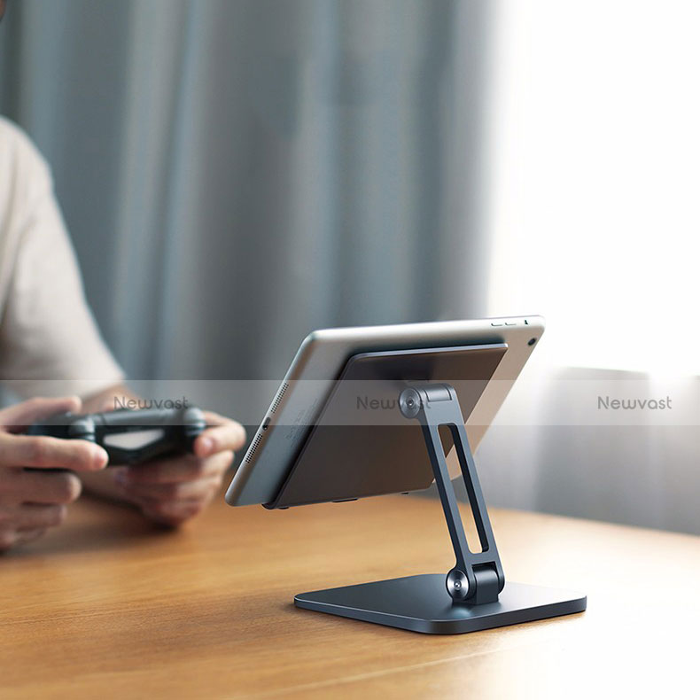 Flexible Tablet Stand Mount Holder Universal K17 for Apple iPad 2 Dark Gray